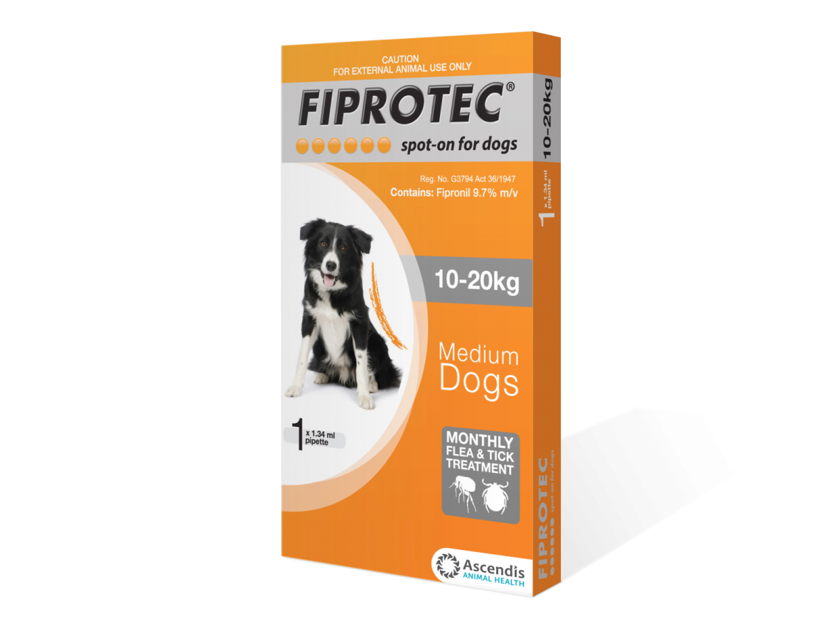 Fiprotec 10 kg – 20 kg Medium Dog