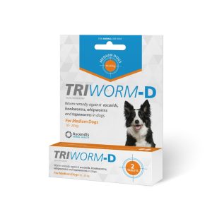 TRIWORM-D Worming remedy in Medium Dogs – 10-20kg