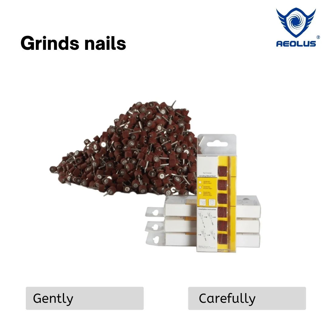 Aeolus Nail Grinder Wheel Head Kit- Pack of 1 for pet - Image 3